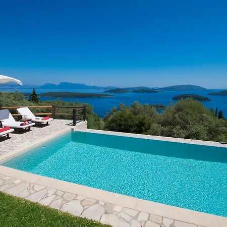 Meliti - Private With Stunning Seaviews, Infinity Pool, Close To The Nydri (Lefkada)